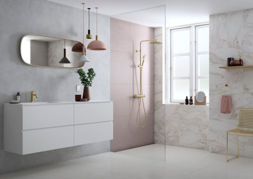 Damixa Silhouet Polished Brass PVD Μπαταρία Νιπτήρος - Medium - Image 3