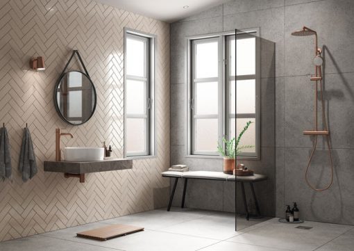 Damixa Silhouet Brushed Copper PVD Μπαταρία Νιπτήρος - Large - Image 2