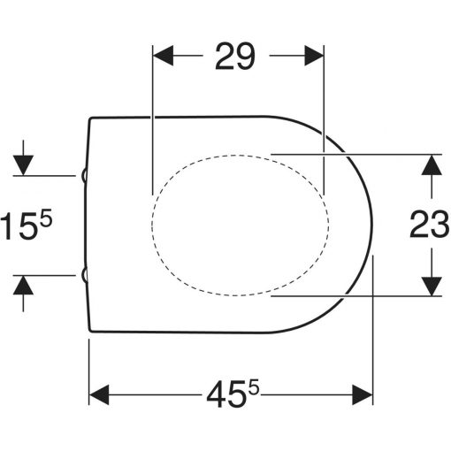 ΚΑΛΥΜΜΑ ΛΕΚΑΝΗΣ GEBERIT iCON - Image 2